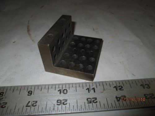 MACHINIST LATHE MILL NICE Ground &amp; Hardened Angle Plate Fixture