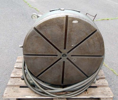 Pratt &amp; Whitney 30 Inch Diameter Vertical Rotary table (Inv.29231)