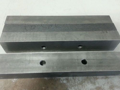 VJ-660 SET OF 4- STEEL VISE JAWS 2&#034; x 1 1/4&#034; x 12&#034;