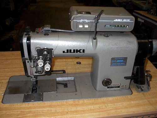 JUKI  LH-1152-5  JAPANESE  AUTO  2-NEEDLE REVERSE INDUSTRIAL SEWING MACHINE