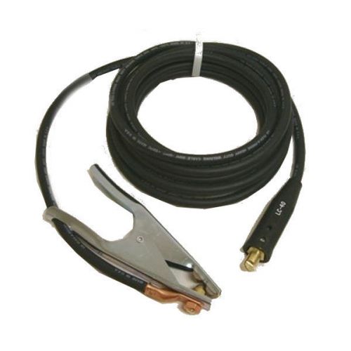 1/0 welding cable lead 25 foot negative lead  clamp for sale