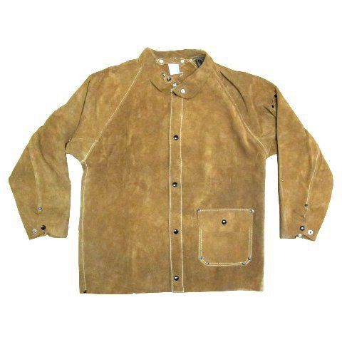 2xl brown leather welding jacket for sale