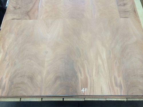 Wood veneer crotch mahogany 48x26 1pcs total 20mil paper backed &#034;exotic&#034; crlm41 for sale