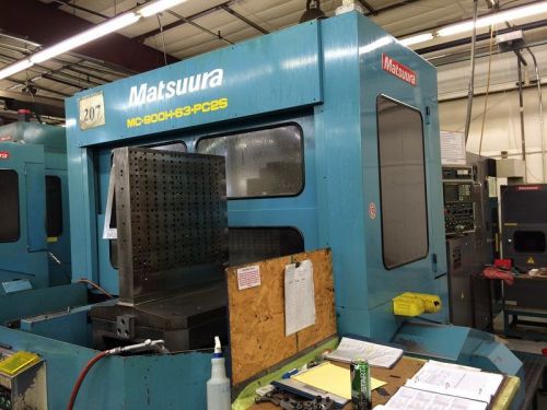 1996 MATSUURA 900H, 36.221&#034; x 28.34&#034; x 29.92&#034; Travels, 100 ATC, 6,000 RPM