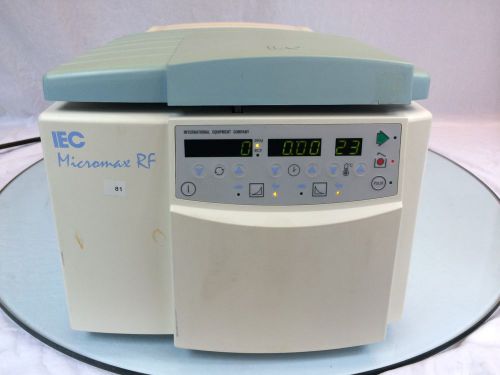 Thermo electron iec micromax rf model 120 refrigerated centrifuge no rotor for sale