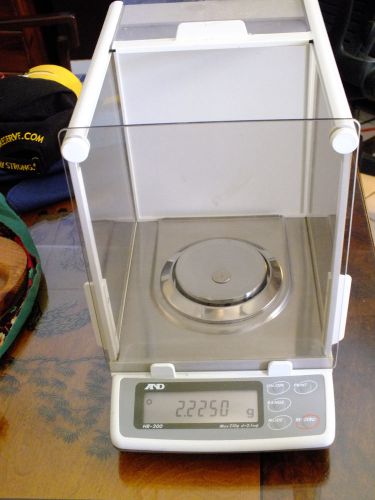 A &amp; D Company Ltd, HR-200 Precision Lab Balance / Scales 0.1mg resolution