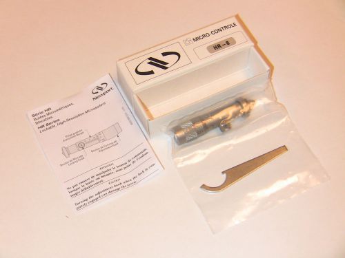 New - newport hr-6 lockable high resolution micrometer, 5 um/div for sale