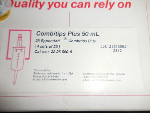 Eppendorf Combitips Plus, 50ml #22 26 660-8