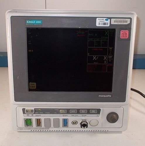 MARQUETTE  Eagle 4000 Vital Signs Patient Monitor