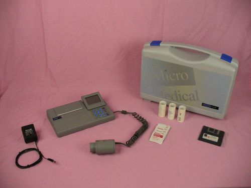 Micromedical microlab ml3500 version 5 desktop spirometer w/ case &amp; power supply for sale