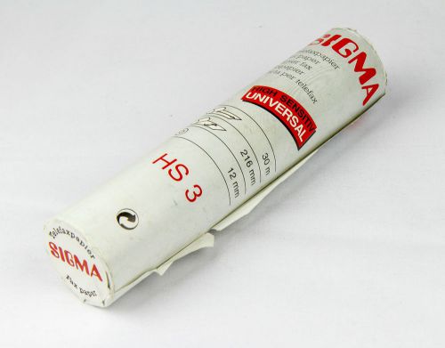 SIGMA FAX PAPER HS 3 216mm x 12mm x 30m