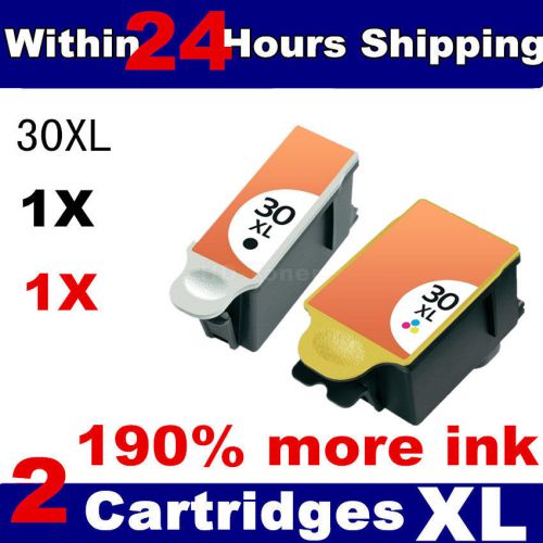 COMPATIBLE KODAK 30 XL BLACK &amp; 30CL COLOR INK CARTRIDGES