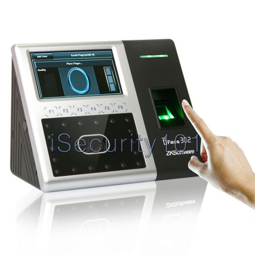 ZKTeco iFace302 Face Recognition Fingerprint Clock Attendance Touch Screen