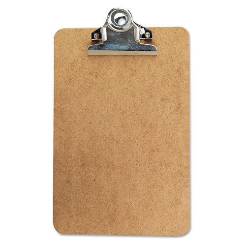 Universal Hardboard Clipboard w/High-Cap. Clip, 1, 6w x 9h UNV05610, 2 Each