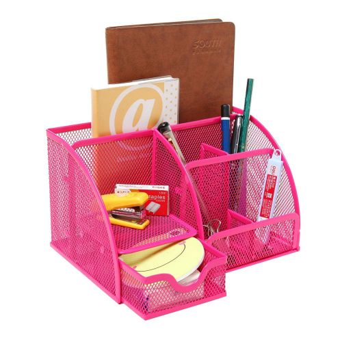 Office Organizer Mesh Desk Multipurpose Holder Pen Pencil Card Working Space New