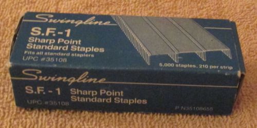 VINTAGE SWINGLINE STANDARD STAPLES S.F.-1 W/BOX (5000 CT.)