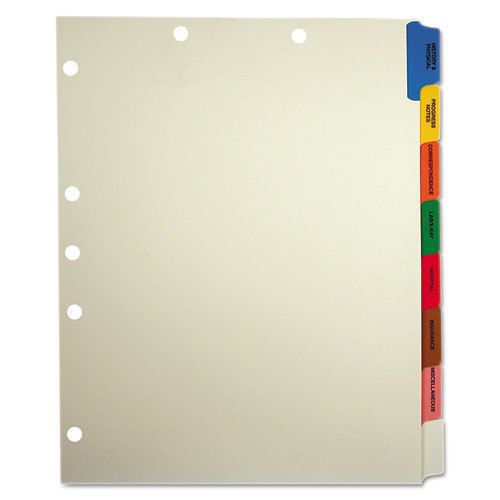 Medical Chart Divider Sets, Side Tab, 9 x 11, 40 Sets/Box