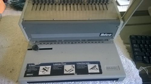 IBICO IBIMATIC BINDING MACHINE WORKS GOOD