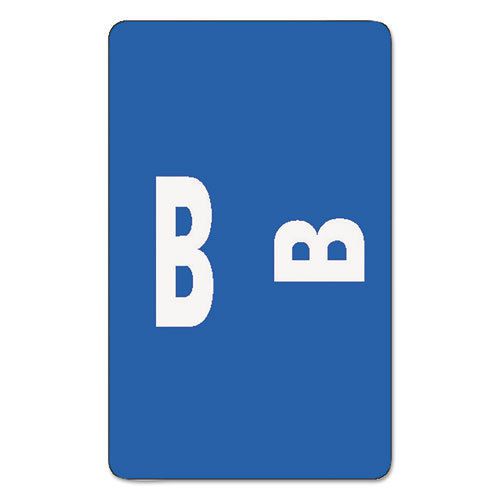 Alpha-z color-coded second letter labels, letter b, dark blue, 100/pack for sale