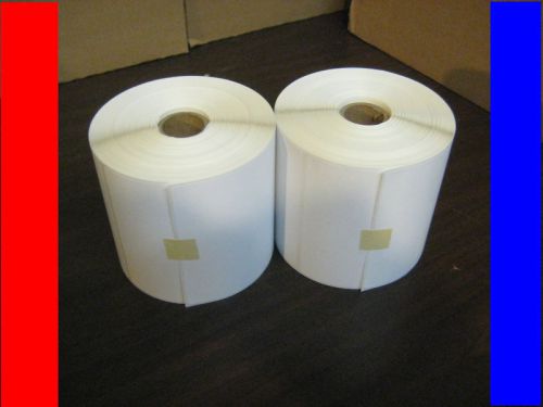 2 4x6 Zebra Direct Thermal Jumbo Rolls 400/800 Labels 25 free fragile labels