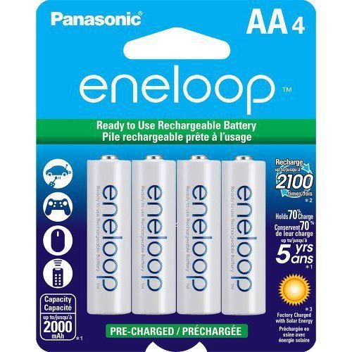 PANASONIC BATTERY BK-3MCCA4BA 4PK ENELOOP AA BATTERY