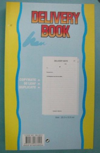 DELIVERY DOCKET BOOK : COPYMATE : 50 LEAF : DUPLICATE : 203 x 125mm : BRAND NEW