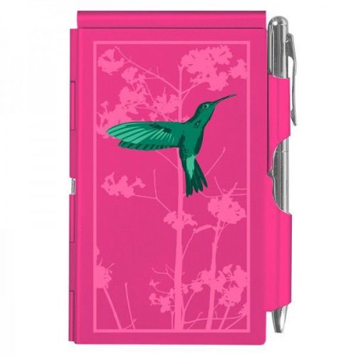 Wellspring Hummingbird Flip Notes with Retractable Pen