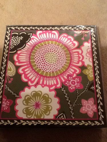 Vera Bradley Forget-Me-Nots In Olivia Pink New In Package!