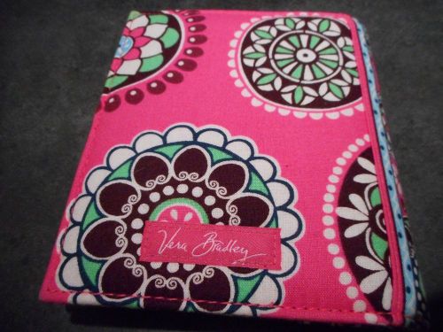 Vera Bradley Little Note Pad/Pen&lt;&gt; Pink 5&#034; * 5 1/2&#034;