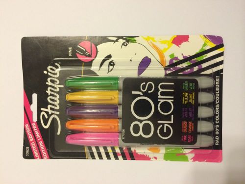 Sharpie Fine Tip Marker 80s Glam set - 5 count