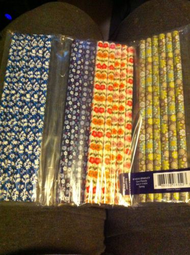 Vera bradley Pencils GEM 24 New #11424 Work School Spring