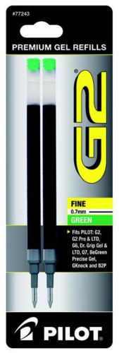 Pilot G2 Fine Point Pen Refill 2 Count Green