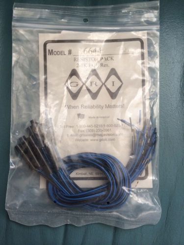 GRI Resistor Pack 2-1 K Eol Res.Model # 6644