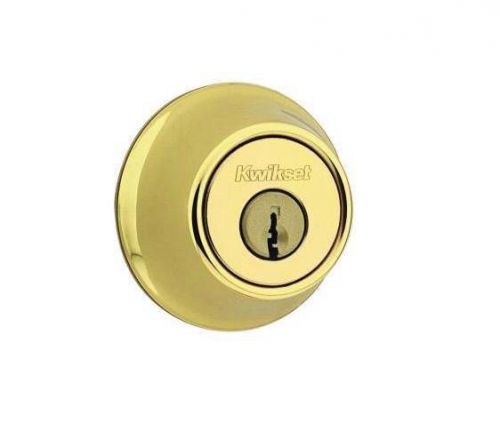 Kwikset 665 double cylinder polished brass deadbolt #hd125 for sale