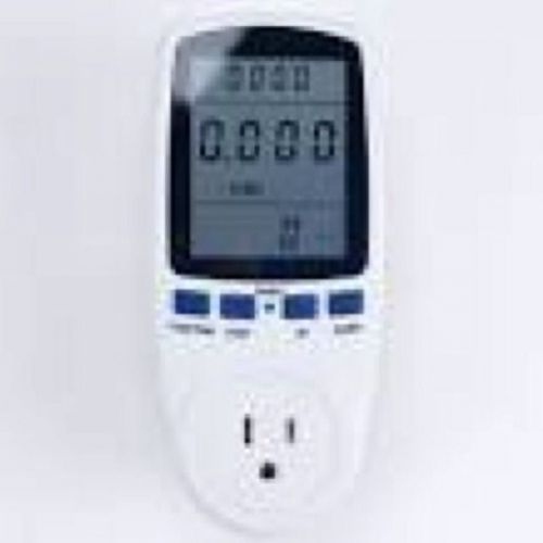 Weanas Plug Power Meter Energy Watt Voltage Amps Meter Electricity Usage monitor