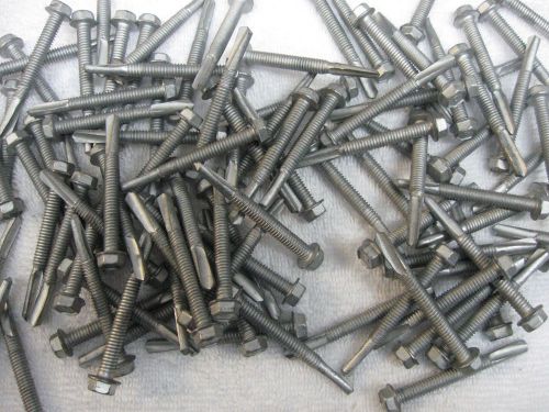 40pcs 12x24x2&#034; Tek 5 steel drilling screw