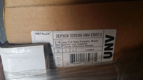 Cooper lighting 2ep3gx-332s36i-unv-eb82-u metalux® 3-light 36 cells universal for sale