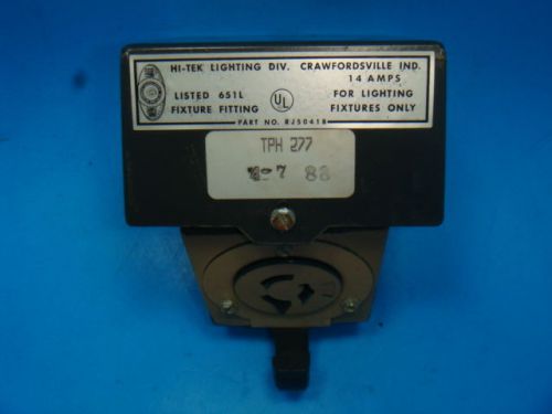 New, lot of 4, hi-tek lighting, tph 277 ddb, rj50418, thru wire power hook, new for sale