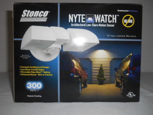 Stonco nyte watch low-glare motion sensor - 300w - white for sale