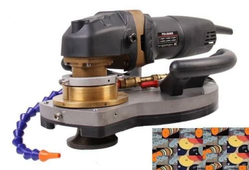 ECOEDGE Mach5 Granite Stone Concrete 40 FREE PAD Wet Grinder Polisher Bullnose