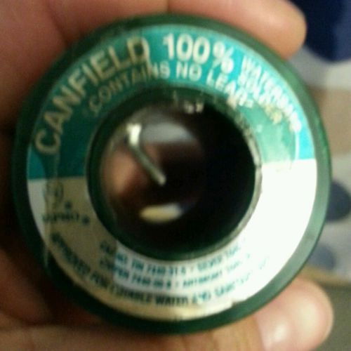 Canfield watersafe silver solder 1 lb spool.