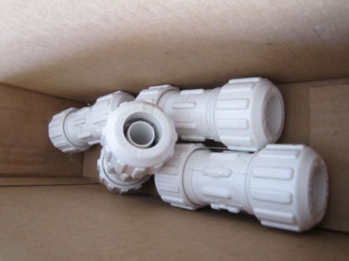 Lot of 4 NDS  3/4&#034; PVC Coupling Model # L710-07