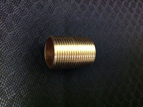 3/4&#034; x Close Brass Pipe Nipple, NPT Threaded