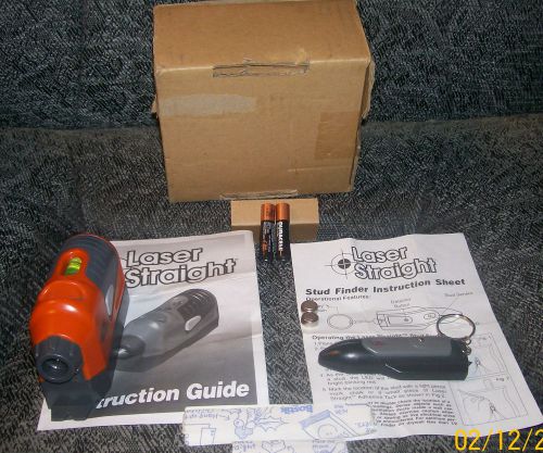 Laser Level Guide Leveler Straight/ AND STUD FINDER. COMPLETE