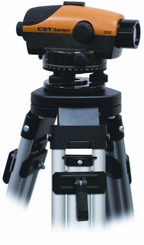 CST/Berger 55-PLVP26D PAL 26X Automatic Optical Level Package -Tripod, Rod, Case