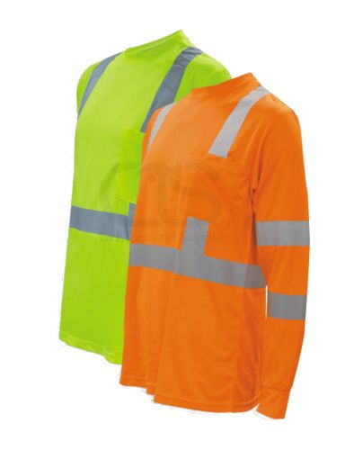 Class 3 lime hi-viz long sleeve fast dry t-shirt size medium for sale