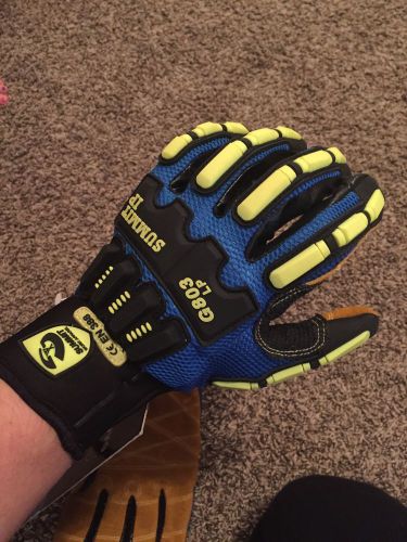 Summit G803 Leather Palm Impact Glove. Oilfield. Construction.