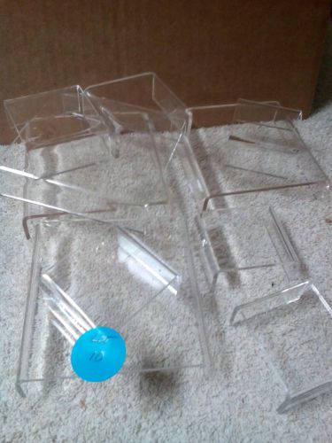 ACRYLIC DISPLAY RISER SET BLEMISHED ASSORTED SIZES 10 PCS LOT 10