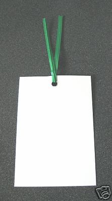 PLANT LABELS  -  50 PLASTIC TIE-ON LABELS /TAGS (90mm X 62mm) INDUSTRIIAL LABELS