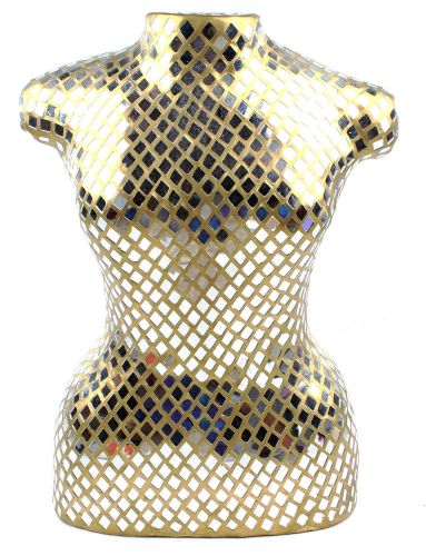 Mosaic mirrored display bust for sale